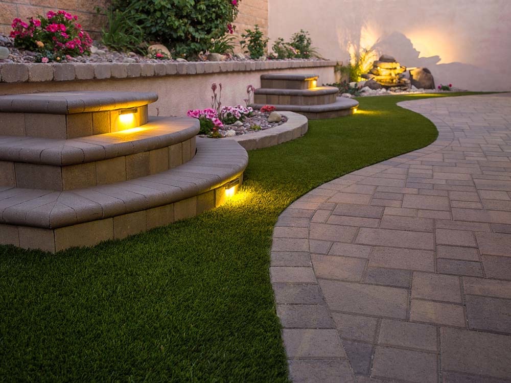 Interlocking and landscape stone work